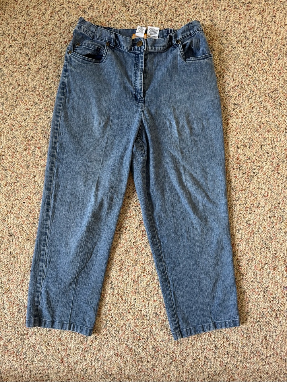 Ruby Rd. Women's Straight-Leg Blue Jeans
